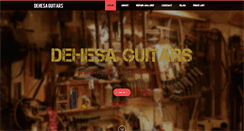 Desktop Screenshot of dehesaguitars.com